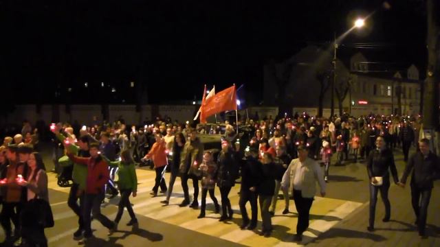 Патриотическая акция Свеча памяти г Советск 07 05 2015 смотреть онлайн