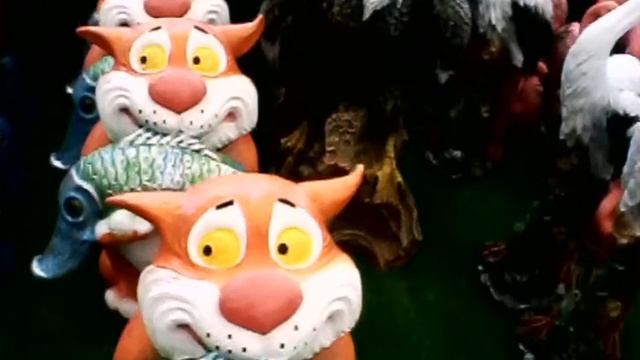 Новые фигурки для сада в ЛЕРУА МЕРЛЕН. Бассейн-джакузи  с подогревом