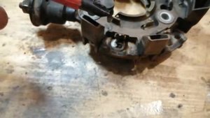 Vitz scp10, 1sz-fe, ремонт генератора.