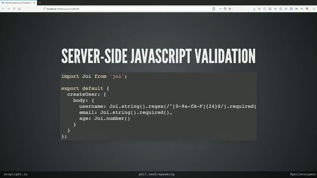 API Descriptions as Production Code | Phil Sturgeon | API The Docs Amsterdam 2019