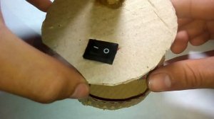 Как сделать вентилятор из картона?