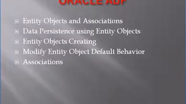 THE BEST ORACLE ADF ONLINE TRAINING IN INDIA смотреть онлайн