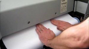 DesignJet 500  510 load media roll - HP Plotter | 01256 783390