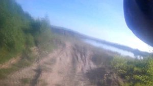 покатушки на питбайке №8 сделал сальто