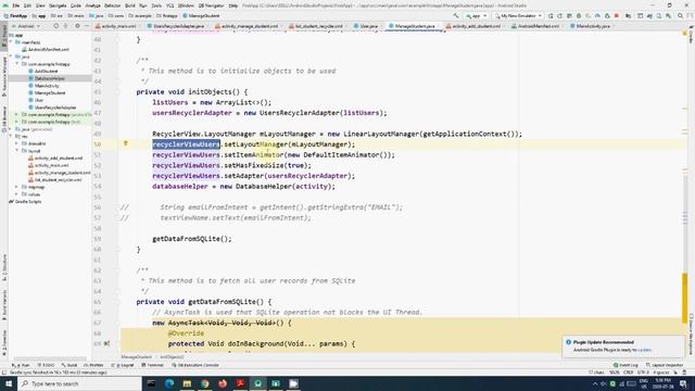 13.Fetch SQLite sing Recyclerview In Android (हिंदी) #android #androiddevelopment #java