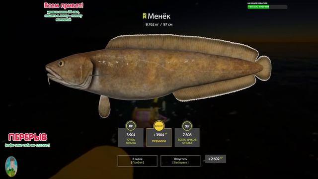 ?ПАЛТУС ТРОФЕЙ?Норвежское море?Прокачиваем оснастки?76%?Русская рыбалка 4?18+