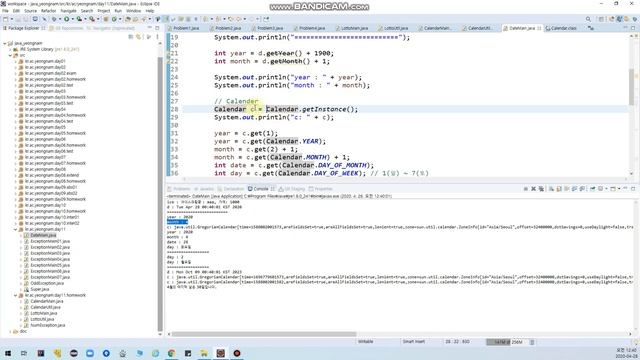 [JAVA] 날짜 관련 API(Date, Caleldar) смотреть онлайн