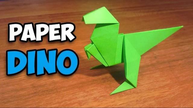 How To Make An Easy Origami Dinosaur