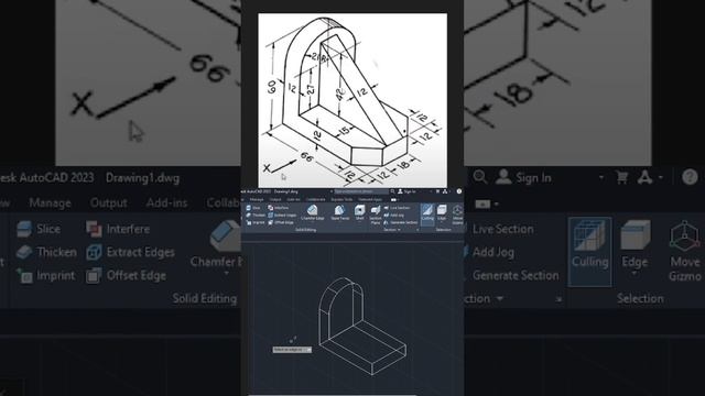 Ejercicio #10 Autocad 3D