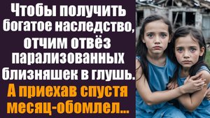 Чтобы получить богатое наследство, отчим отвёз парализованных близняшек в глушь. А приехав спустя..