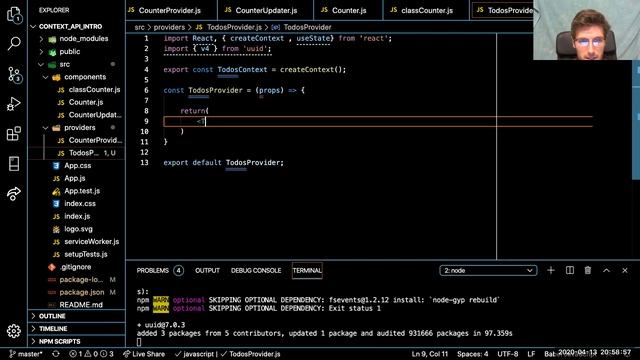 React Context Api Intro смотреть онлайн