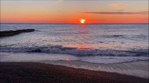 ШУМ МОРЯ И ВОЛН..ЗАКАТ В АДЛЕРЕ  РЕЛАКС ДЛЯ СНА И МУРАШЕК