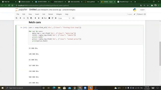 Python Scraping Beautiful Soup with MOHAMED IDBRAHIM смотреть онлайн