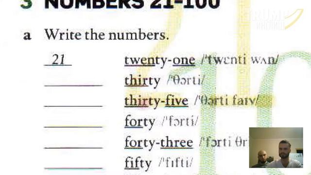 УРОК 6 - Круглые числа до 100 / Американский английский с нуля смотреть онлайн