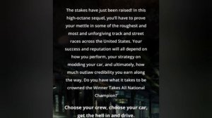 Street Outlaws 2: Winner Takes All; Small Gameplay Clips; Info on the Game