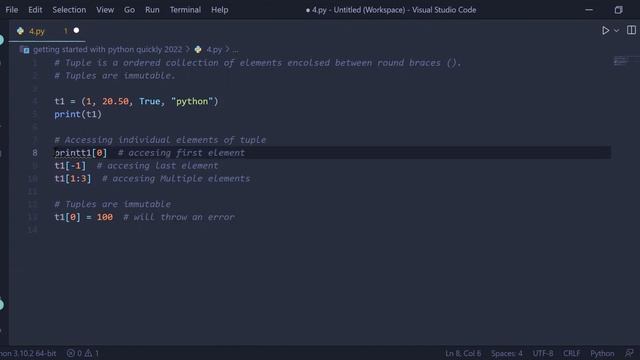 Tuples in Python
