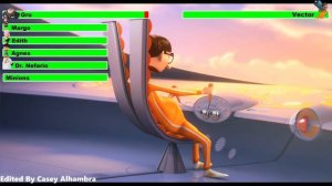 Despicable Me (2010) Final Battle with healthbars