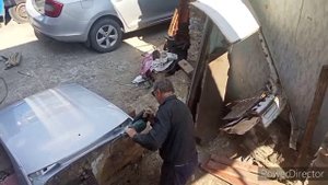 Skoda rapid замена крыши ч3