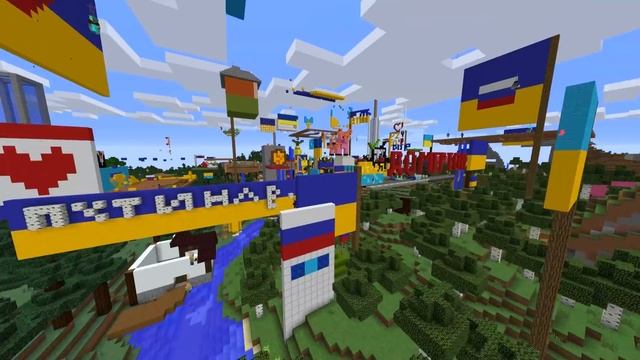 Я попросил 100 игроков в Майнкрафт построить Новую Украину смотреть онлайн