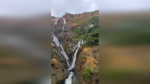 Dudhsagar Falls Train View | Konkan Railways | Waterfalls | Dudhsagar Waterfalls | Goa