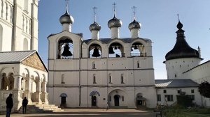 Благовест в колокол "Сысой" 12 ударов после пения"Символ Веры" Ростов Великий 28.08.2023.Престольны