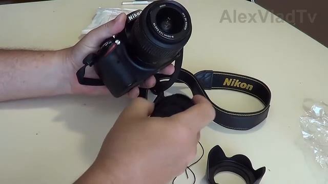 Крышка и бленда для объектива. Посылка из Китая(Алиэкспресс) смотреть онлайн