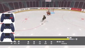 NHL22 Как легко забивать одной рукой Финт одной рукой #nhl #nhl22