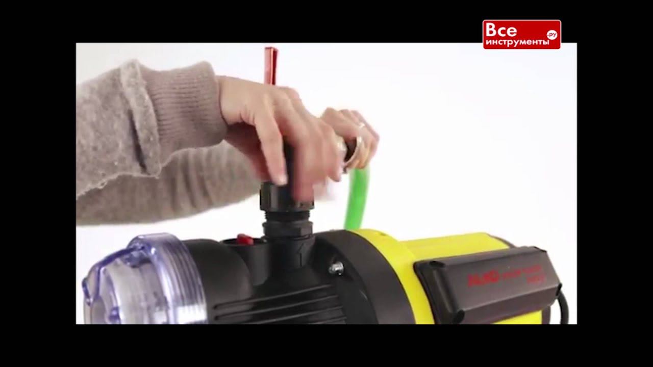 Насосная станция AL-KO HWF 1300 INOX. Ввод в эксплуатацию