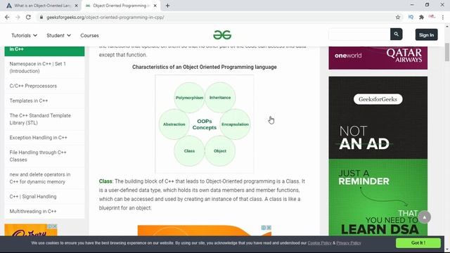 Basic Concepts of Object Oriented Programming and non procedural languages  in Urdu 2020