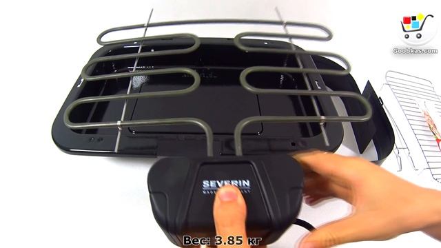 Электрогриль SEVERIN PG 2791 смотреть онлайн