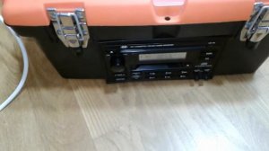 Магнитола от Хундай Матрикс   в чемодане для инструментов