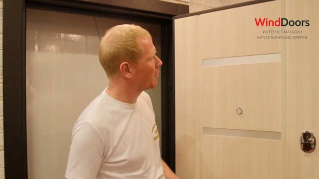 Видеообзор металлической двери Torex Super Omega 9 Венге / Белый перламутр