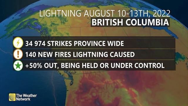 Why This Province Saw 35,000 Lightning Strikes in 4 Days смотреть онлайн