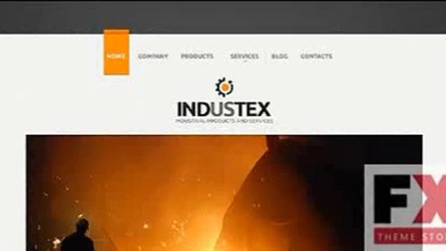 Preview Black White Industrial WordPress Template by Sawyer смотреть онлайн