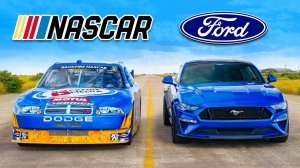 Кто победит в заезде: Dodge NASCAR или же Ford Mustang?