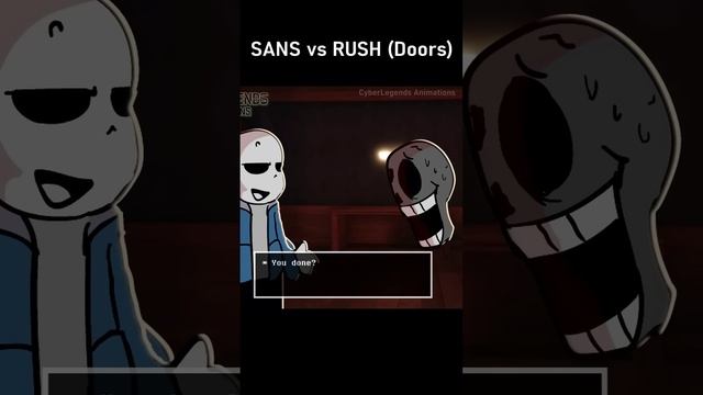 SANS vs RUSH (Roblox Doors Animation) смотреть онлайн