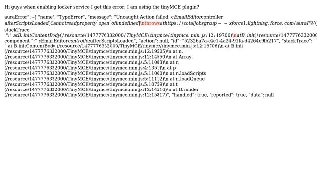 Salesforce: TinyMCE not working when locker service is enabled (2 Solutions!!) смотреть онлайн