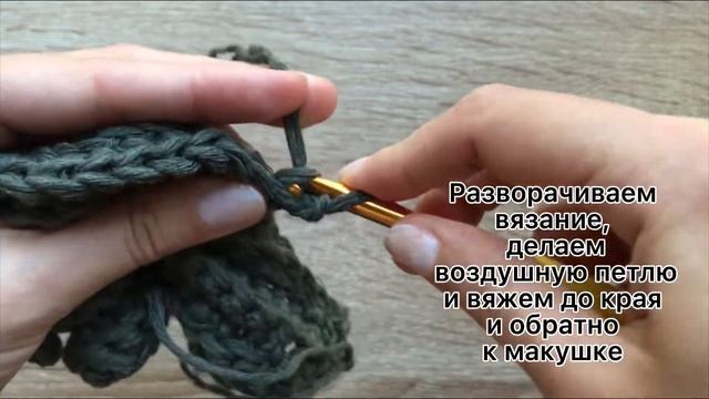Как связать короткую шапку. Краткий мастер-класс крючком.