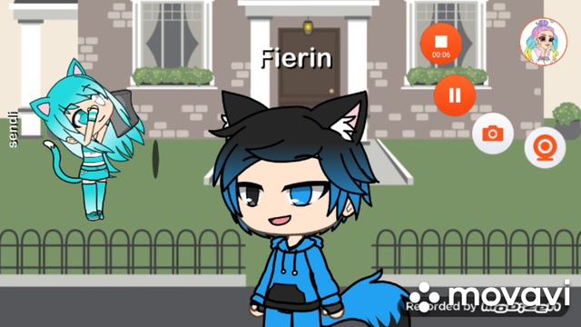 А у меня во дворе любит она любит петь ведром клип Gacha life