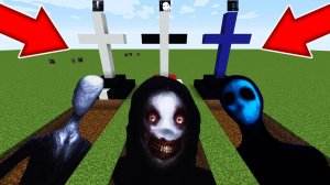 Выбери правильную могилу ДЖЕФФ УБИЙЦА или БЕЗГЛАЗЫЙ ДЖЕК или СЛЕНДЕР в МАЙНКРАФТ !