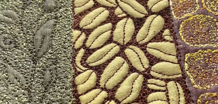 Очечник из стеганого полотна. Художественная стежка. Заполняющая стежка. МК. Футляр для очков своими смотреть онлайн