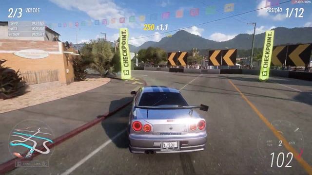Nissan GTR 2002 Forza Horizon 5 смотреть онлайн