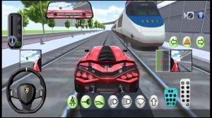 3D Driving class ✅ Car Vs Bullet Train Crazy Driving ✅ Android iOS gameplay