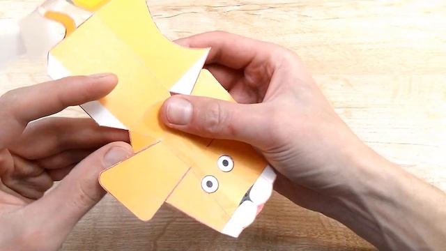Собака из бумаги - вырежи и склей смотреть онлайн