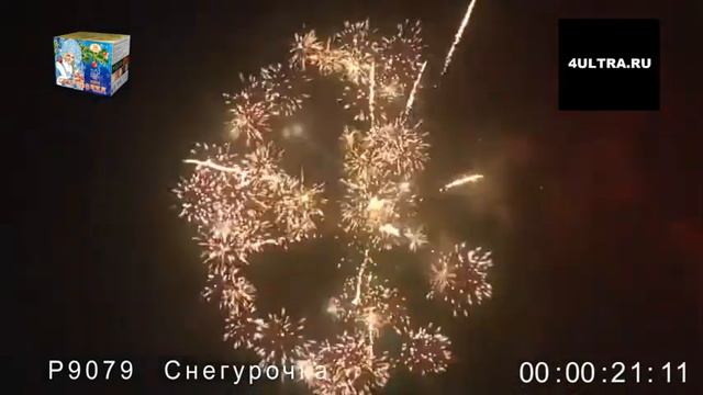 Салют "Снегурочка" (36 залпов, калибр 0.8 дюйма) смотреть онлайн