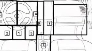 Renault Scenic Iv  2016 16 Diagnostic Obd Port Connector Socket Location Obd2 Dlc Data Link 1400
