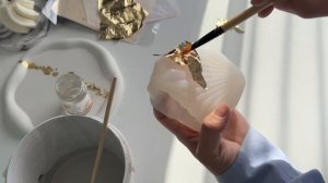 Роскошный и сияющий поднос ?/ПОТАЛЬ техника нанесения