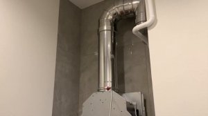 Монтаж газовой колонки Bosch WR 15 2B   Монтаж дымохода.