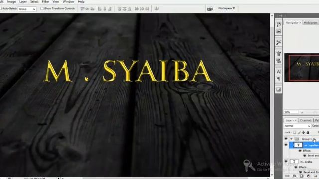 Tutorial Cepat Membuat Efek Tulisan Emas di Photoshop Cs 3 смотреть онлайн