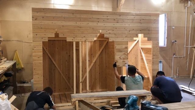 С НУЛЯ // Хозблок из лиственницы смотреть онлайн